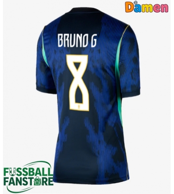 Brasilien Bruno Guimaraes #8 Replik Auswärtstrikot Damen WM 2026 Kurzarm
